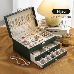 kotak emas perhiasan / kotak perhiasan kotak penyimpanan / Kotak Perhiasan Jewelry Box Display Penyimpanan Anting rak Kotak Tempat Perhiasan Kotak Cincin Kalung Tempat Penyimpanan Emas Gelang Jam Aksesoris Serbaguna