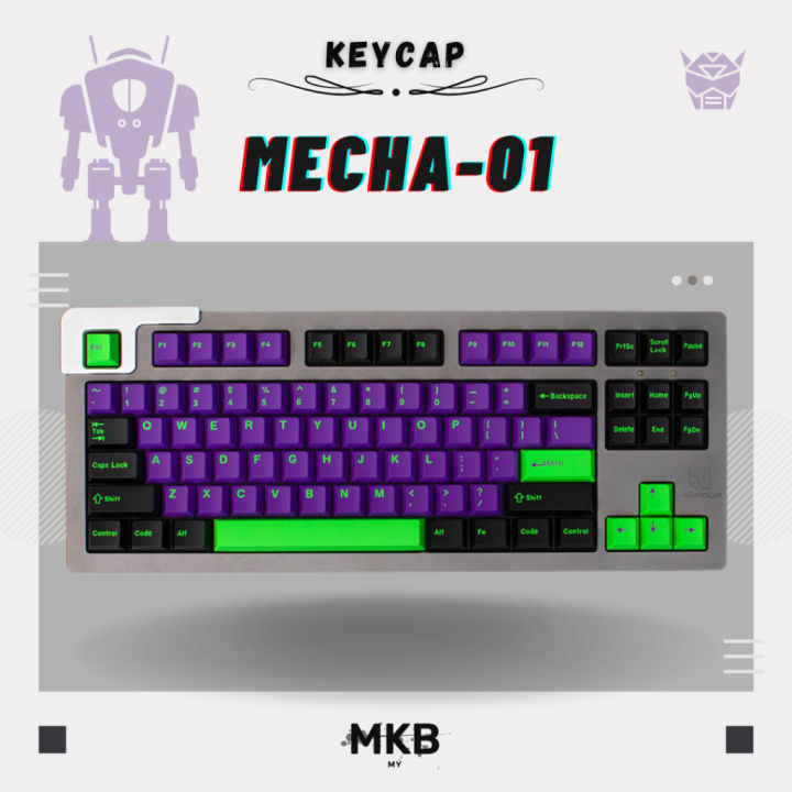 [READY STOCK] Mecha-01 ABS Double Shot Keycap Set for Mechanical ...