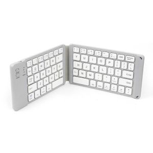 NEXTYOO Gấp lại Bàn phím không dây Có thể sạc lại  Bàn phím im lặng Di động mini Bàn phím Bluetooth Dành cho iOS/Windows/Android