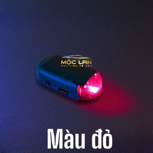 Đèn LED Báo Động 12V Cổng USB Chống Trộm Sử Dụng Năng Lượng Mặt Trời Phát Sáng Vào Ban Đêm