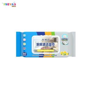 FR-C1090 Tisu Basah Dapur Pembersih Minyak Isi 50 Lembar Praktis Serbaguna / Kain Lap Basah Tissue