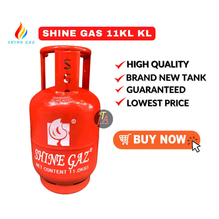 Fast send LPG Shine Gaz 11KG (11KG EMPTY TANK ONLY OR 11KG LPG WITH GAS ...