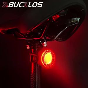 2026 BUCKLOS COB Bike Taillights Headlight USB Rechargeable Bicycle Safety Warning Light MTB LED Front Rear Lantern Cycling Lamp Set