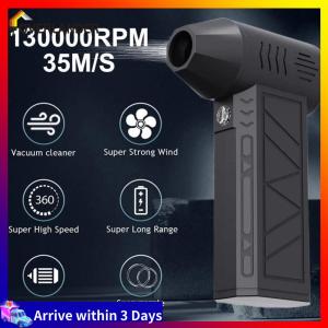 Mini Turbo Fan with 130000RPM Brushless Motor USB Charging Electric Dust Blower for Precise Electronics Cleaning