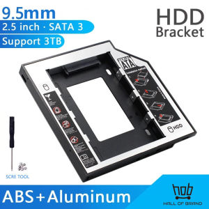 HDD SSD Caddy Adapter SATA 3.0 Interface Laptop HardDisk Holder 9.5mm Hard Drive Mounting Bracket for CDDVD ROM