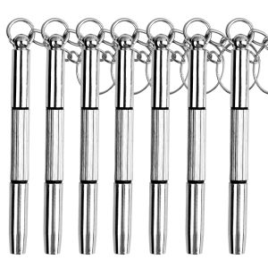 3-in-1 ไขควงขนาดเล็ก พร้อมพวงกุญแจสำหรับแว่นตา แว่นกันแดด นาฬิกา เครื่องประดับ อุปกรณ์อิเล็กทรอนิกส์ / ไขควงแว่นตาสองหัว / ไขควงซ่อมโทรศัพท์มือถือสำหรับแว่นตาขนาดเล็ก เครื่องมือไขควง