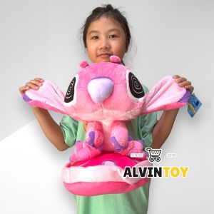 ส่งเร็ว มีของแถม ตุ๊กตา Stitch ตุ๊กตาสติทช์ scrump สกั้ม Angel แองเจิ้ล ผ้าขนนุ่ม ขนาดความสูง 12 นิ้ว สินค้าลิขสิทธิ์แท้ 100%