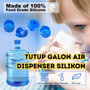 Tutup Galon Air Dispenser Silikon Penutup Botol Silikon BR127 Anti Tumpah Food Grade Reusable