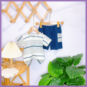 [Nhập RS0822 giảm 30k cho đơn 99k]Đồ Bộ Bé Trai Bé Gái Size 15kg-26kg Thun Cotton Co Giãn 4 Chiều Mềm Mát-1607