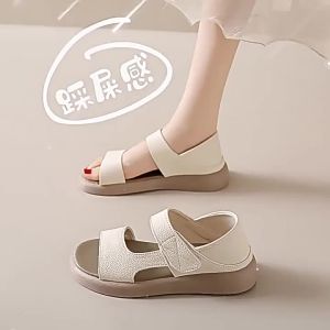 [Free Shipping] Flat-Soled Sports Sandals For Outdoor Wear Summer Sandals With Magic Soft Soles Dual-Use Roman Style Casual Beach Sandals For Women And Women