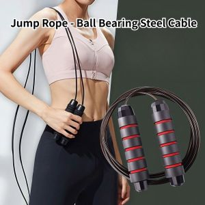 Jump Rope - Ball Bearing Steel Cable Anti Fall Load Skipping Rope for Quick Skipping Workouts