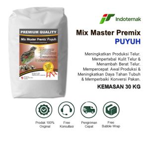 Mix Master Premix Puyuh - Suplemen Pakan Untuk Puyuh 30 KG