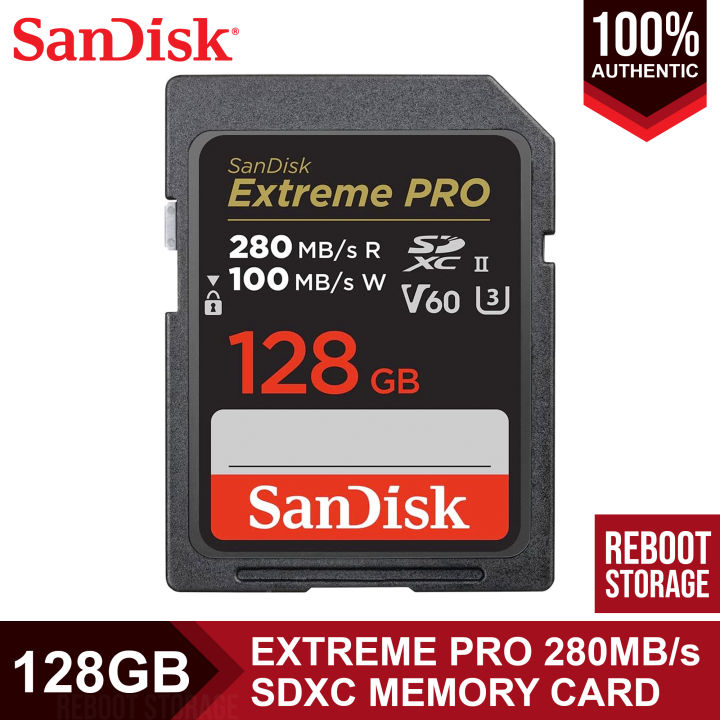 SanDisk 128GB Extreme PRO UHS-II SDXC SDSDXEP-128G Memory Card UHS