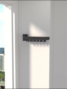 ArtLiving SG Wall Mounted Clothes Hanger Rack Retractable Clothes Drying RackLaundry Drying Rack