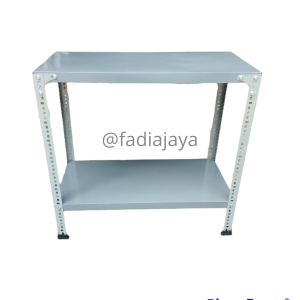 Meja Kompor Gas 2 Tungku Bongkar Pasang Rak Kompor Meja Susun Serbaguna Multifungsi Dari Plat Besi