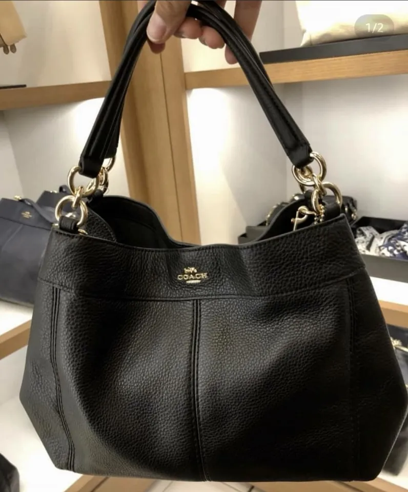 Coach small lexy black hot sale