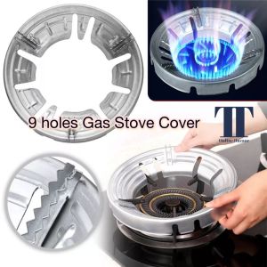 8 & 9 Holes Iron Wind Proof Energy Gas Stove Fire Saver Cover Windproof Shield