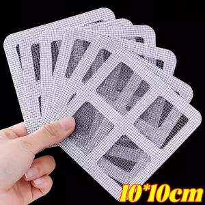 Dizoey 100pcs Disposable Hair Drain Mesh Anti-blocking Filter Floor Drains Sticker Shower Cover Kitchen Bathroom Sink Strainer Stopper