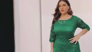 FE2024 Popular European and American plus Size Womens Clothes New Lace Pocket Evening Dress Bridesmaid Dress