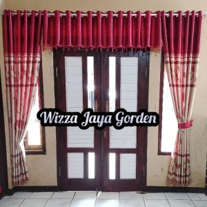 GORDEN 1 SET LENGKAP PINTU JENDELA PONI BAHAN PREMIUM BLACKOUT IMPORT TEBAL BAGUS MEWAH BERKUALITAS