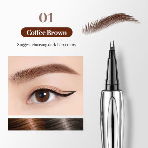 2 Prong Eyebrow Pencil Eyebrow Penci Lower Eyelash Eyeliner Pen Waterproof Sweat-Proof Non-Fading Long-Lasting Natural Wild Beginner Essential Make Up 二叉定位眉笔 根根分明野生眉新手眉笔
