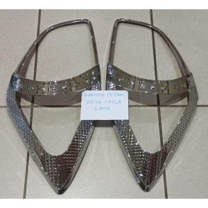 Paket Garnish Depan & Belakang Chrome Agya Ayla 2013-2016