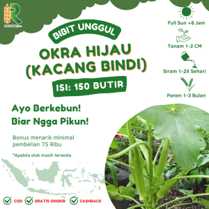 BENIH OKRA HIJAU (150 BUTIR)
