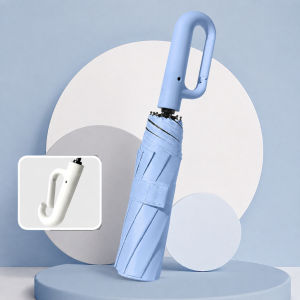 READY STOCK!!! Automatic Ring Buckle Umbrella UV UPF50+ Sun Protection Wind Resistant Rain Umbrella for Travel Daily Use 环扣伞 A500