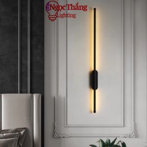 Đèn Led treo tường 60cm 3 chế độ màu ốp tường trang trí phòng khách phòng ngủ cầu thang Led 10W VT92 Ngọc Thắng
