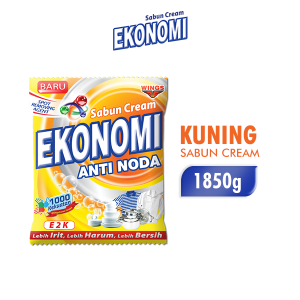 EKONOMI CREAM DETERGENT DETERJEN KRIM KUNING BAG 1850GR