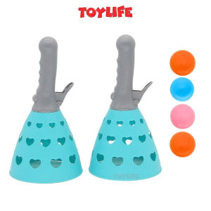 Cốc bắn bóng cầm tay cho trẻ em đồ chơi thể thao tương tác vận động TOYLIFE