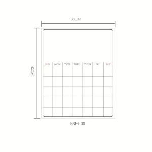 xpkQ Erasable  Refrigerator Sticker A3 Soft  Calendar Schedules Memo Board Q9Z6P