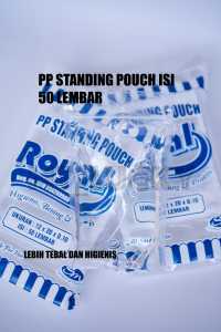 PP Standing Pouch 10 x 17 cm / Plastik Klip Ziplock Kemasan Berdiri Bening