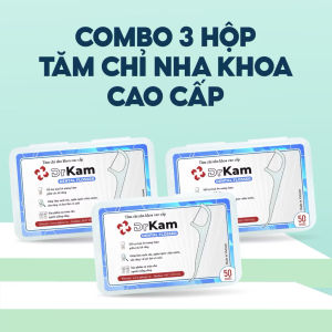 DrKam Tăm chỉ nha khoa công nghệ Nhật Bản 50 chiếc tiện lợi nhỏ gọn giảm hôi miệng