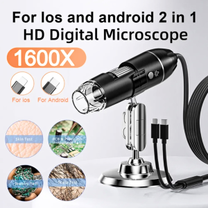 BERGARANSI WSDCAM Mikroskop Digital 1600X Usb Microscope Endoscope Camera Magnifier WS1600
