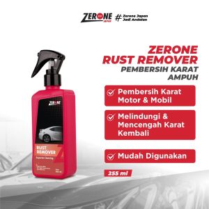 Zerone Japan Rust Remover 255 ml Pembersih Kerak & Karat Mesin Mobil Motor Besi dan Stainless