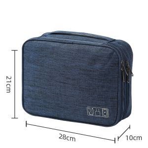 Gadget Bag Travel Organizer Bag for Electronic Storage Protective Case Digital Accessories Organiser Cable Pouch Beg