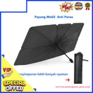 Payung Pelindung Anti Panas Mobil Kaca Depan Umbrella Sunshade Kerai Pelindung Panas Kaca Mobil