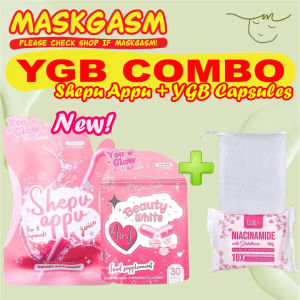 YGB COMBO - SHEPU APPU + BEAUTY WHITE CAPSULES GET 1 SOAP AND MESH NET - BEAUTY SUPPLEMENTS - YOU GLOW BABE BEAUTY WHITE