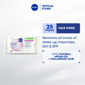 NIVEA FACE CARE Caring Cleansing Wipes 25s