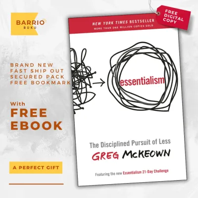 Essentialism by Greg McKeown - Paperback with free digital copy/Ebook