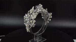 Fashionable Silver Rhinestone Headbands for Womens Wedding Pearl Crown for Jewelry Bridal Hair Accessories Party Gold Color Handmade