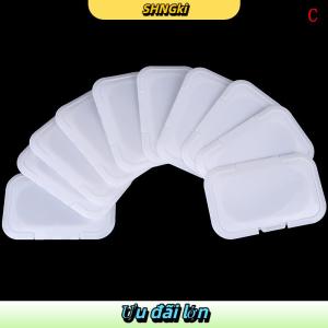 SHNGki 1 5 10 chiếc nắp giấy ướt em bé tái sử dụng Hộp khăn giấy nắp giấy ướt không dính