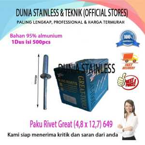 Paku Rivet/Ripet 649 48x127mm isi 500 pcs