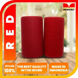 Velcro Magic Tape -Prepet-Perekat-Kretekan-Velcro Serba Guna-Velcro Samcro Reguler-Warna Red