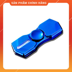 Hộp Quẹt Bật Lửa Hồng Ngoại Kiêm Đèn Pin Sạc Điện USB Kiểu Dáng Con Quay Spinner Tạo 12 Hiệu Ứng Đèn LED