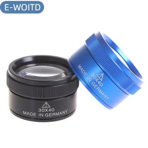 E-WOITD Kính lúp đo 30x40mm cao cấp Kính lúp kính hiển vi vòng tròn