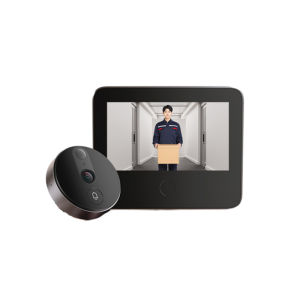 XIAOMI &LOCKIN Intelligent Cats Eye Camera CatX 5.0 Inch IPS LCD HD APP Remote Viewing Camera Doorbell Cats Eye Burglarproof