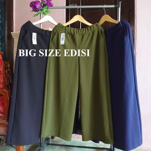 KULOT ALL SIZE JUMBO 4XL/5XL BB 70-99kg ADA | COD✅ Saku Kanan-Kiri / Longgar Nyaman / Ibu Hamil / Kasual