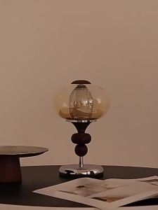 SXH✅ French-style vintage table lamp bedroom bedside lamp light luxury touch-controlled charging desk lamp for study and ambiance
